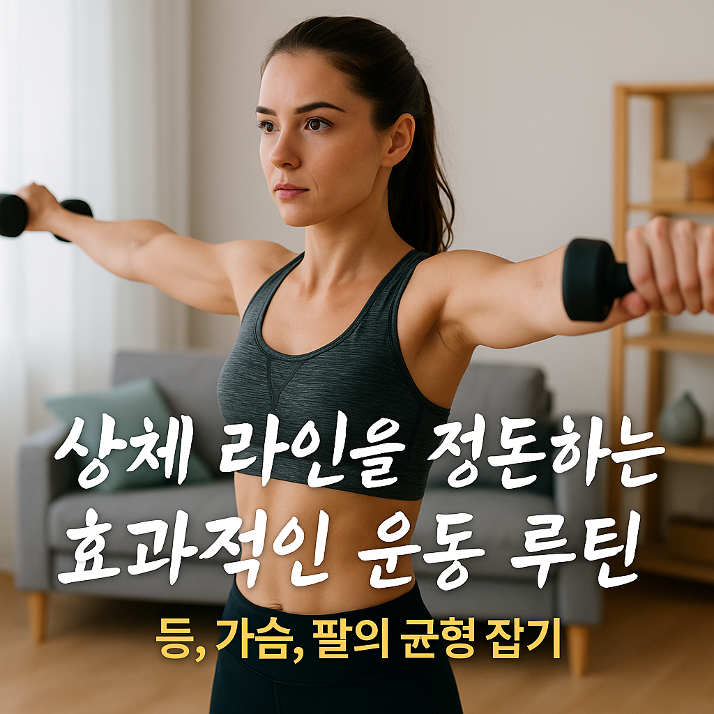 상체 라인을 정돈하는 효과적인 운동 루틴