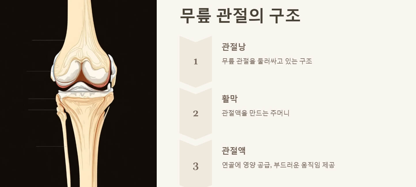 무릎에 물이 차는 증상