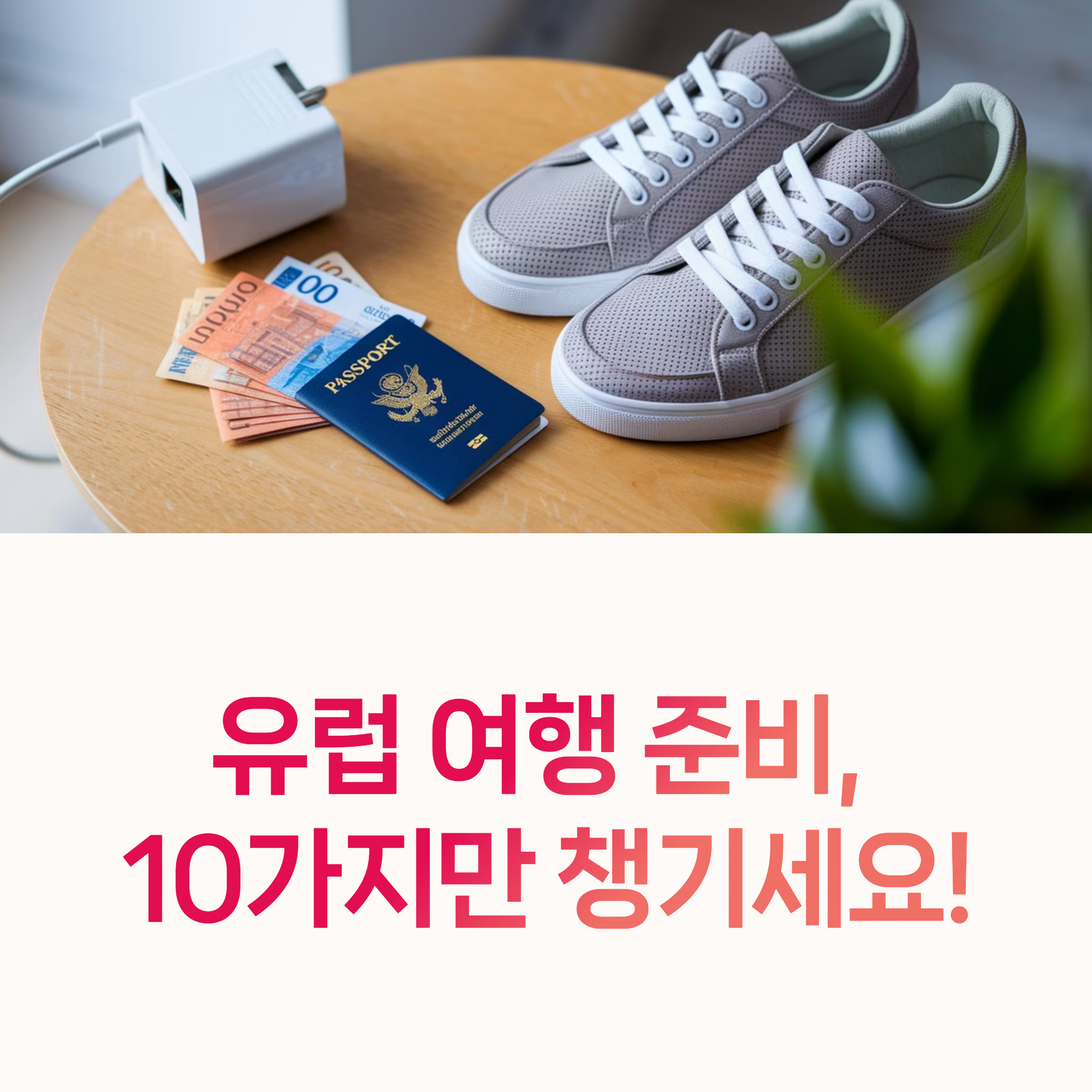 유럽여행준비물, 여행필수템,