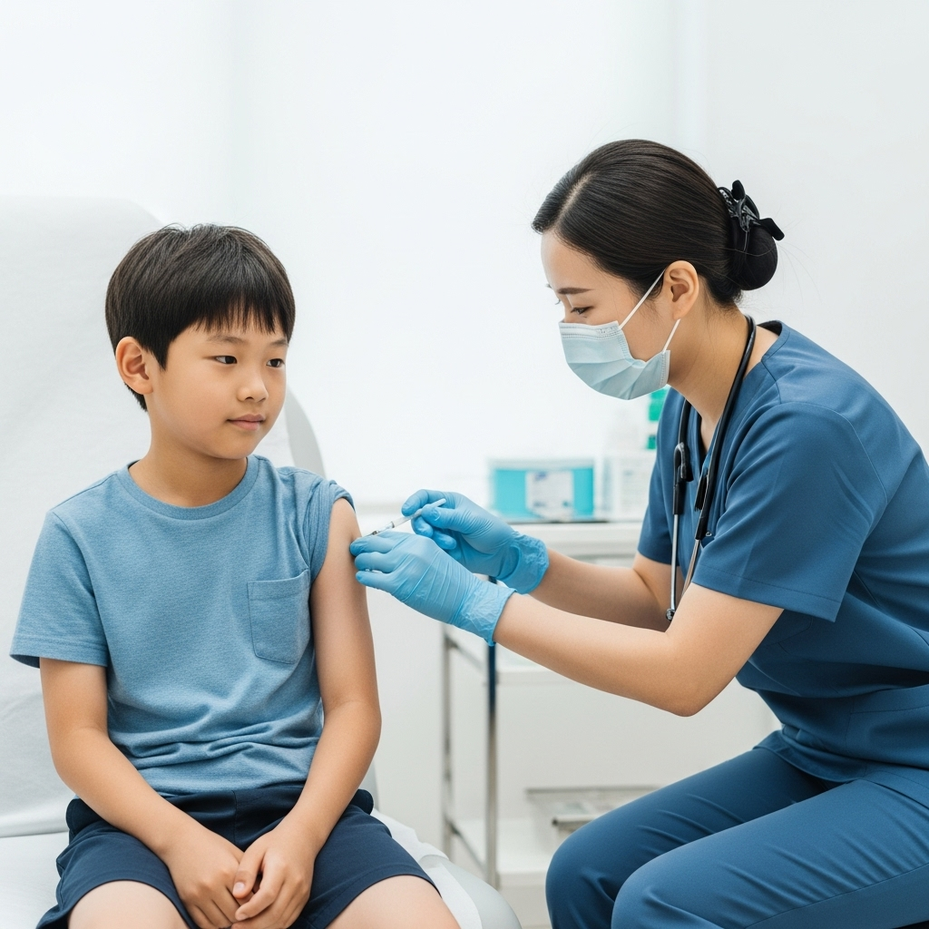 독감 무료 예방접종 대상 어린이