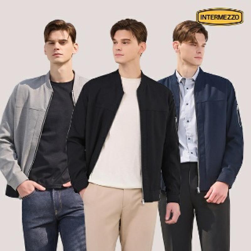인터메조 포켓 봄버자켓 남성 3컬러