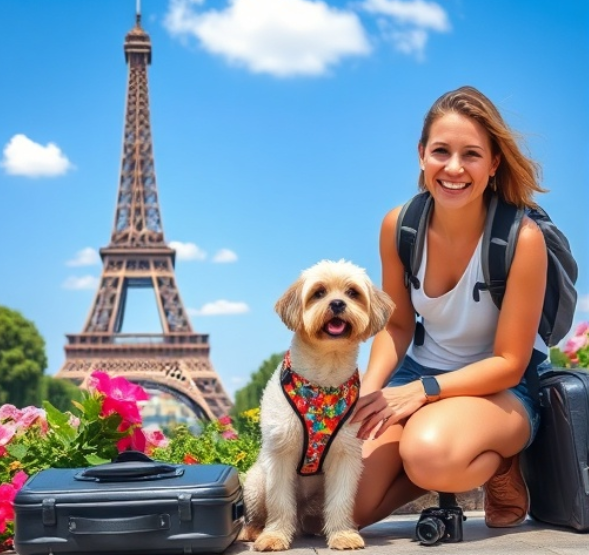 애견과 해외여행 준비과정 관련 이미지
