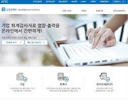 기업 회계감사자료온라인발급 (https://audit.kftc.or.kr/)