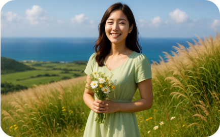 꽃보다 아름다운 사람의 모습