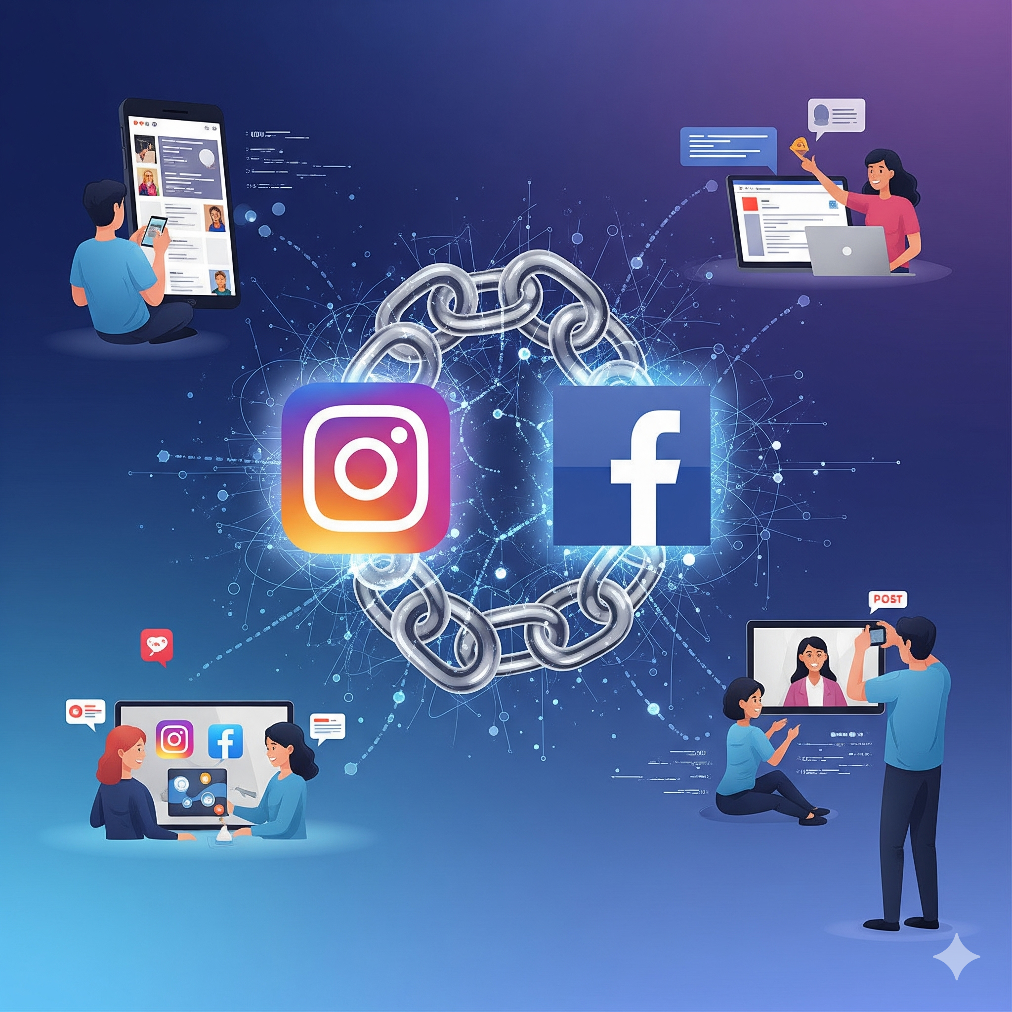 인스타그램-페북 연결, 해제하는 법