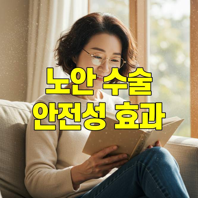노안 수술 안전성과 효과를 한눈에 알아보자