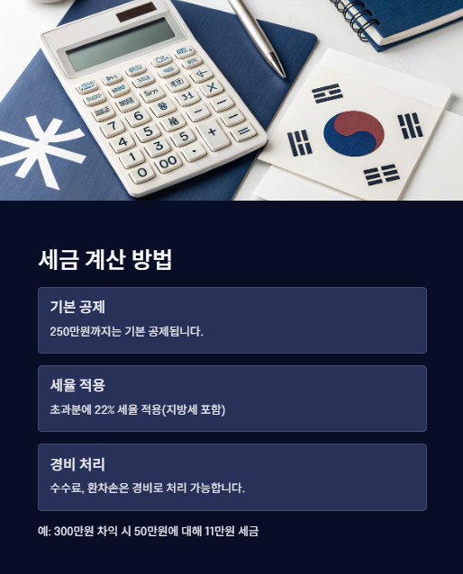 세금 계산 방법