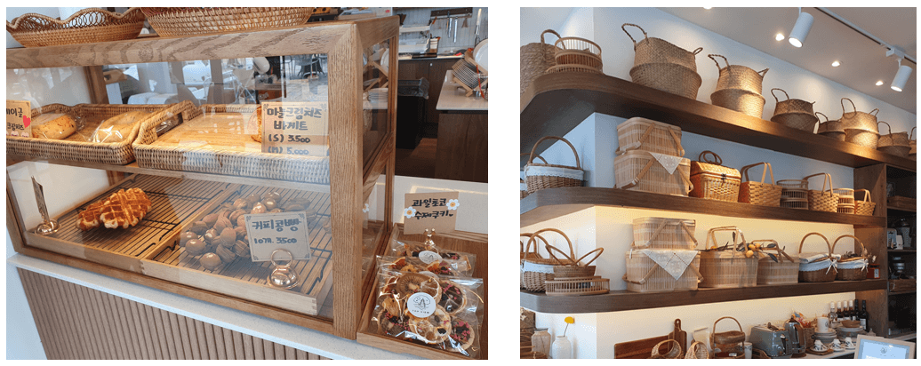 음식-진열대-및-바구니-판매