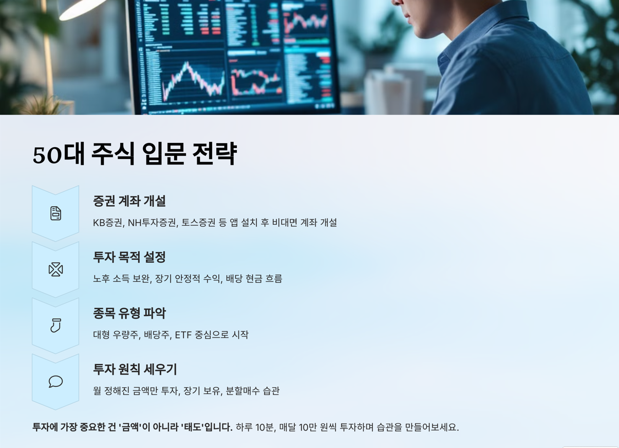 50대 주식 입문전략 설명 자료