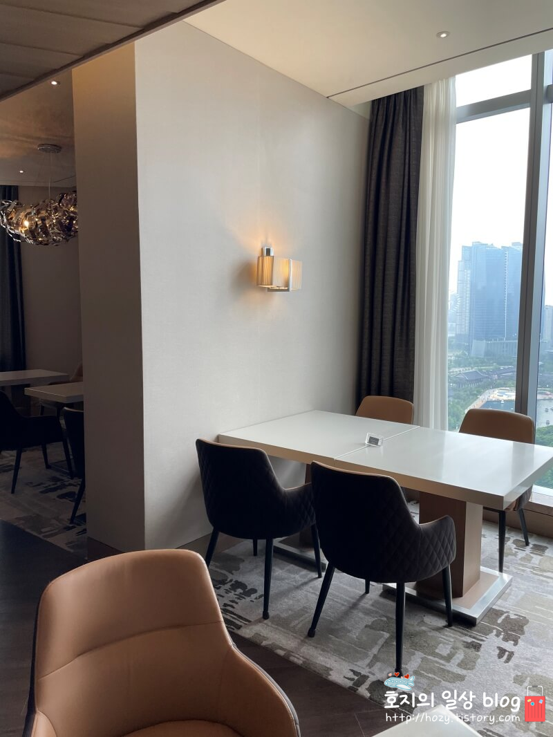 송도 쉐라톤 클럽라운지 전경