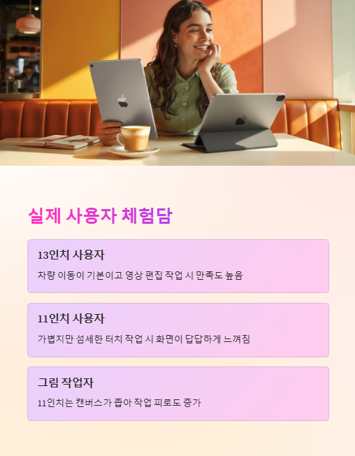 아이패드 실제 사용자 체험담