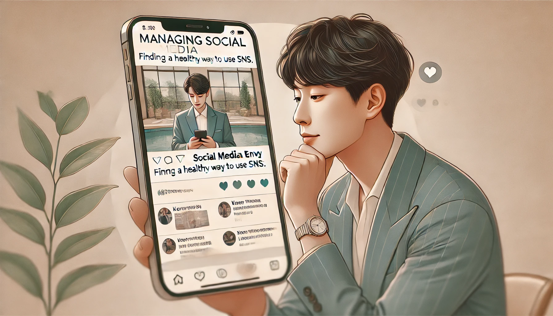 SNS 속 타인의 과시와 박탈감: 건강한 사용법을 찾아서