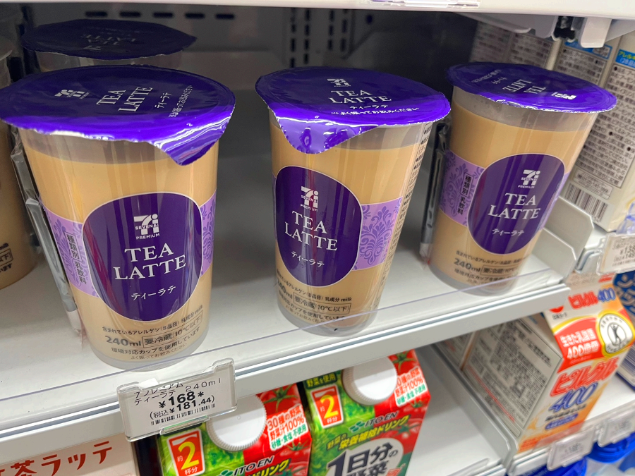 일본 편의점 세븐일레븐 음료 티라떼