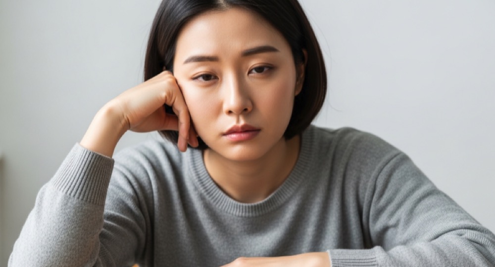 피로로 인해 손이 떨리는 상태 모습