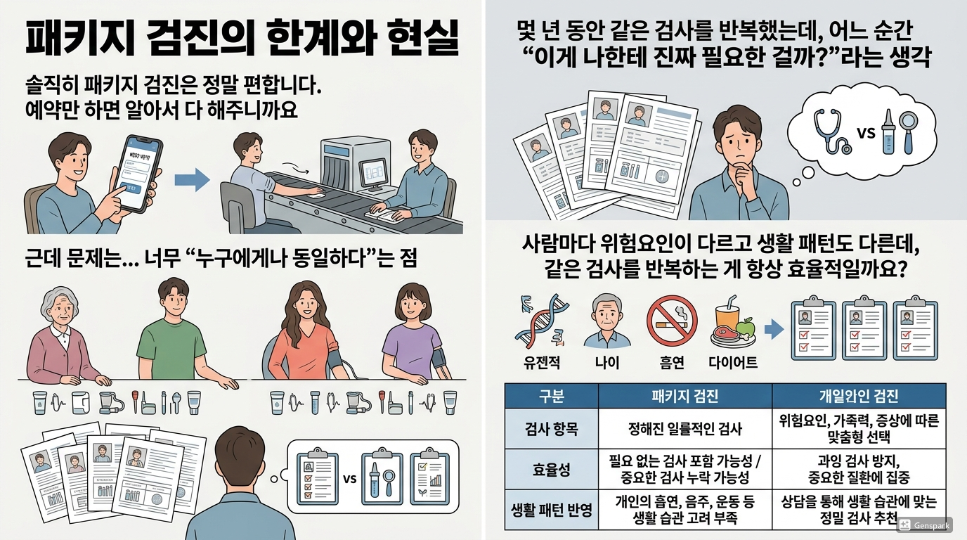 패키지 검진의 한계와 현실