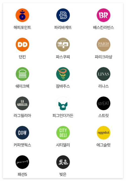 해피콘 가맹점