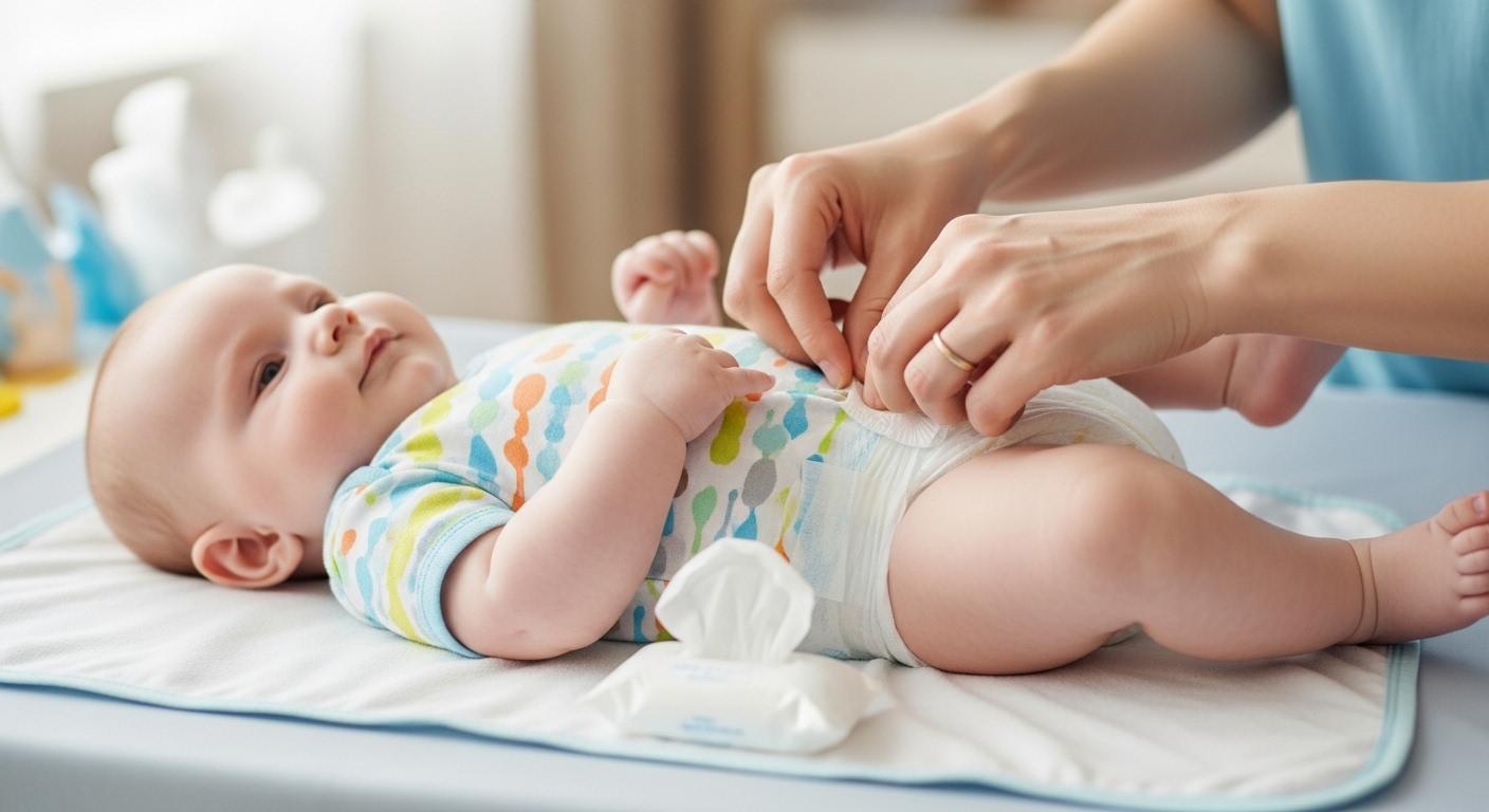 기저귀 갈이 순서