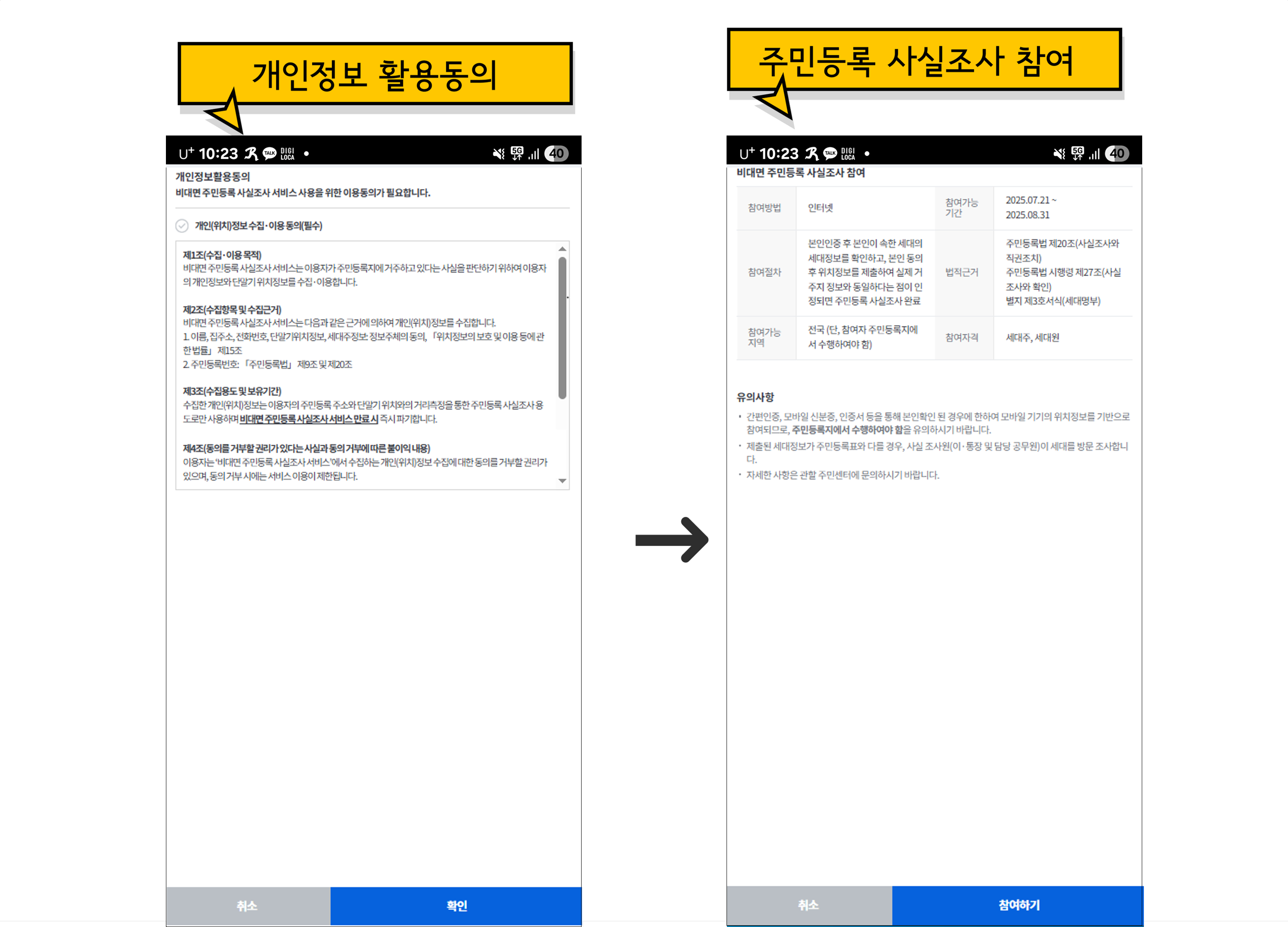 2025년 주민등록 사실조사