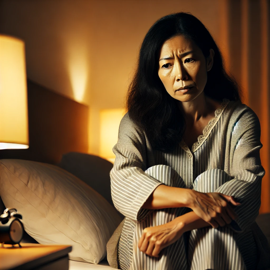 갱년기-불면증-여성
