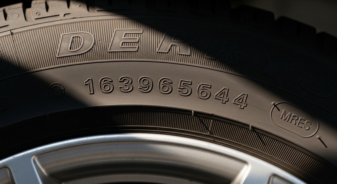 자동차 타이어 번호 보는 법