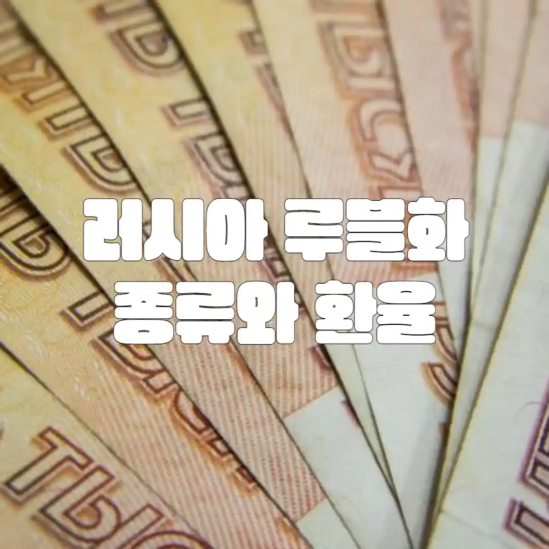 러시아 루블화의 종류와 환율