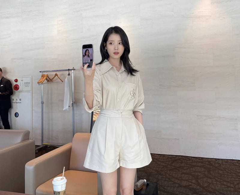 아이유 사복 패션