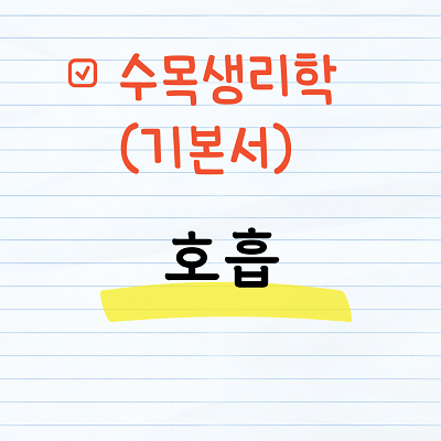 수목생리학 - 기본서 - 호흡