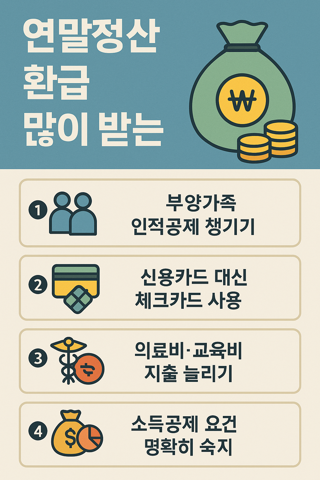 연말정산 환급 많이 받는 법 관련 이미지