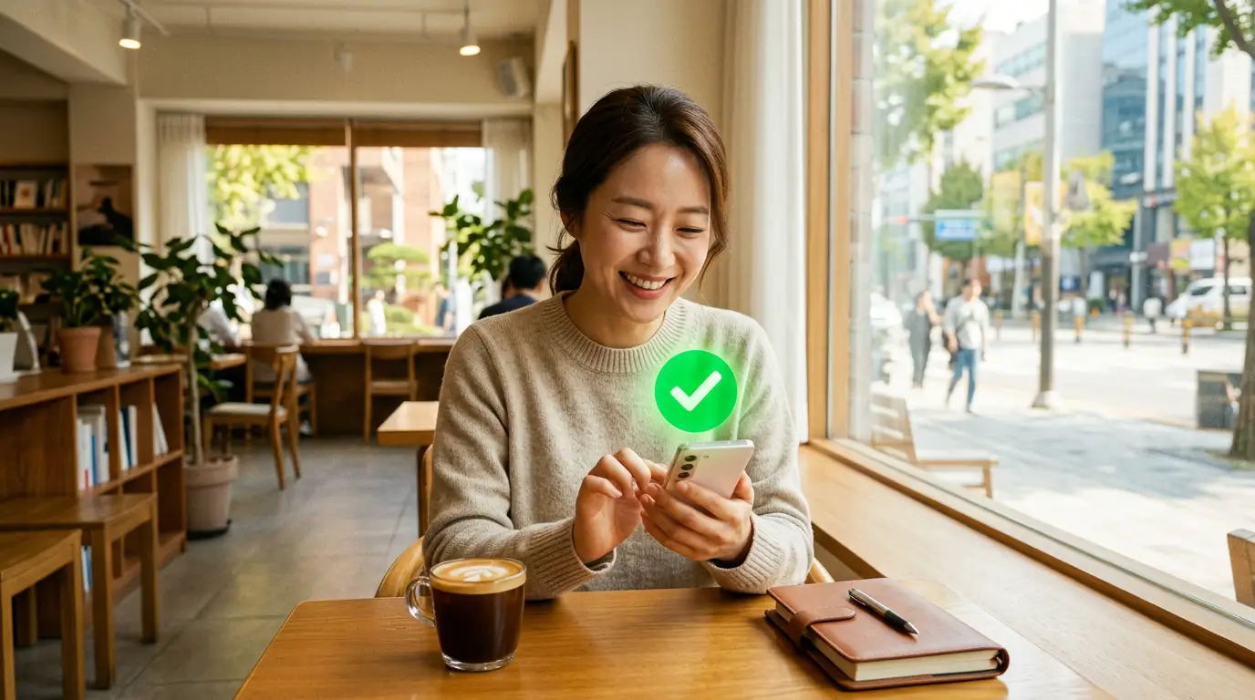 모바일 안심 신용 조회 및 승인 안도감