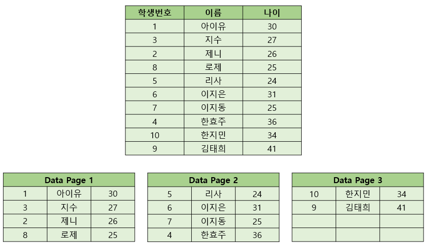 Data Page