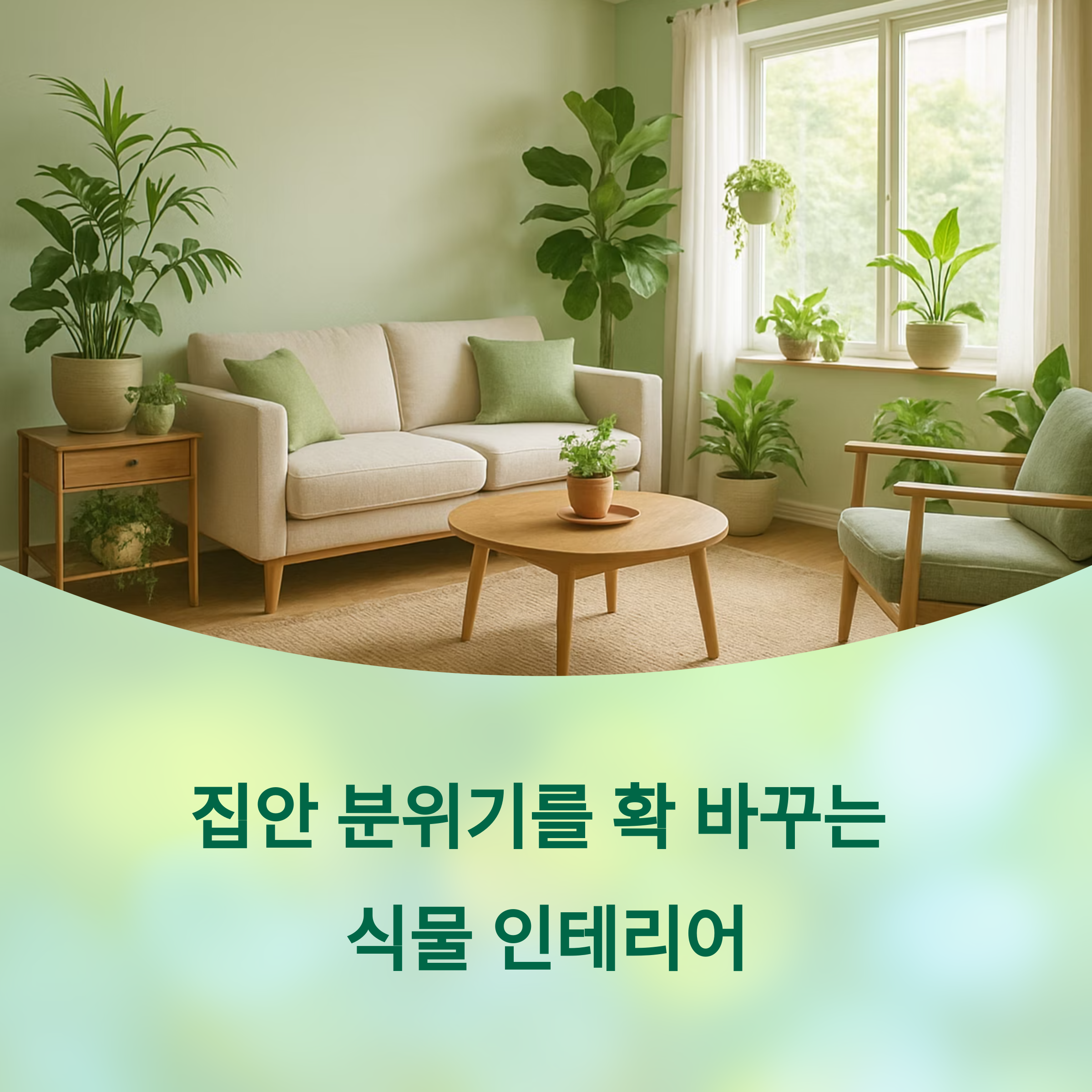 집안 분위기를 바꾸는 식물인테리어