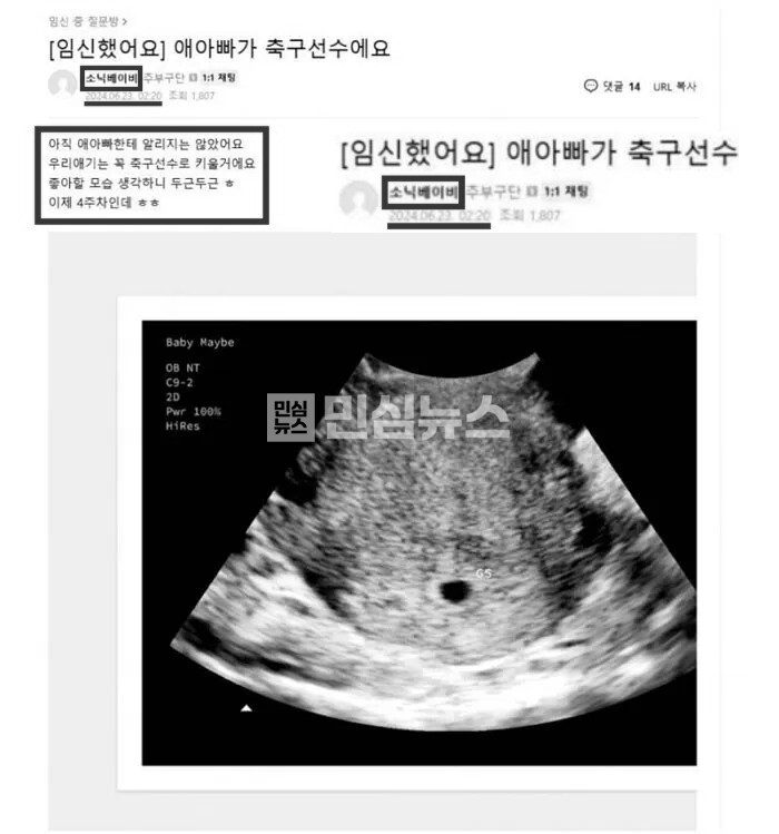 손흥민 임신 협박 사건