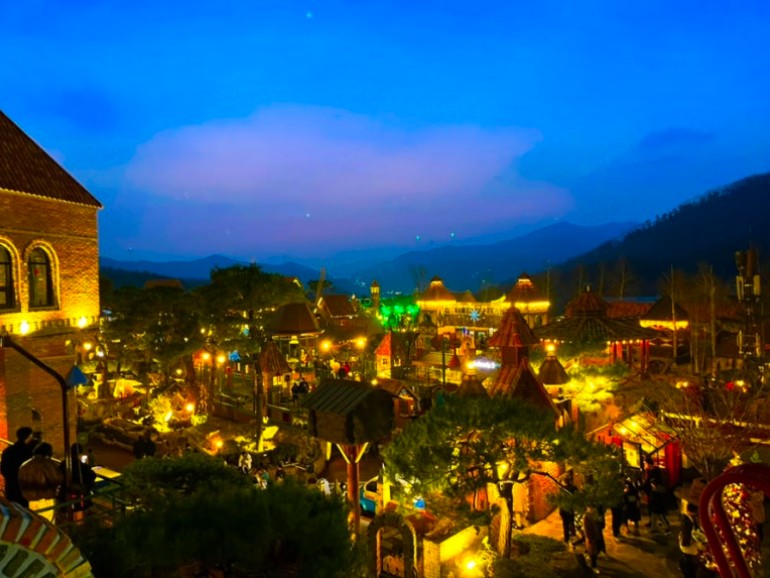 여주 루덴시아 야경 이미지