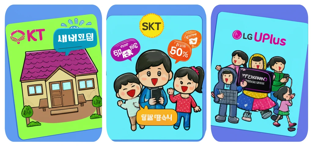 KT, SKT, LG U+ 인터넷, 