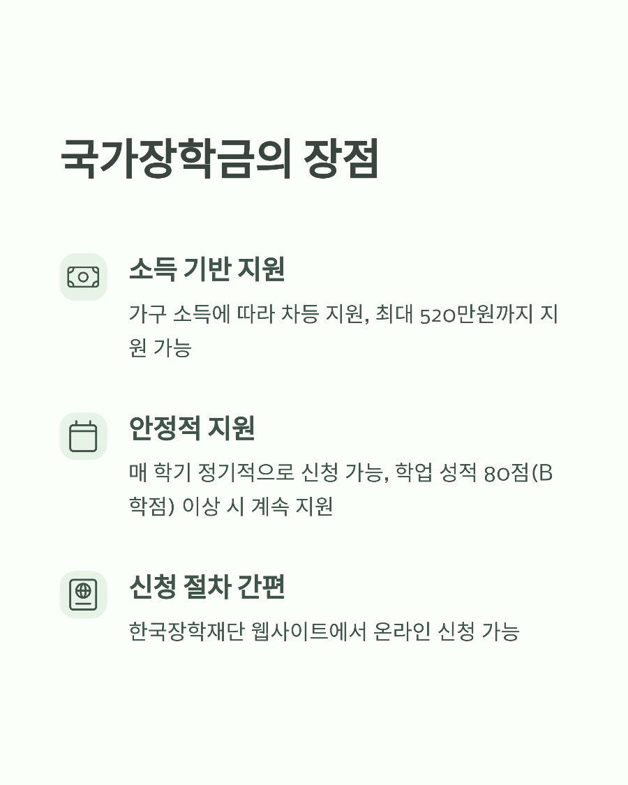 2025년 국가장학금 vs 교내장학금 비교 어떤 장학금이 나에게 더 유리할까