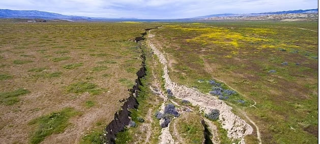 공포의 미 샌안드레아스 단층 큰 지진 예고