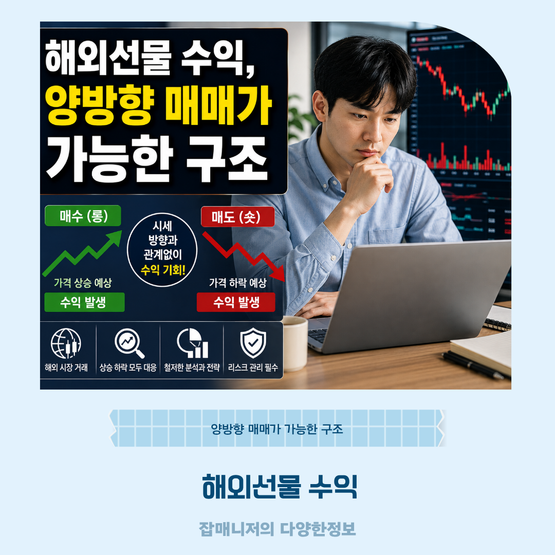 해외선물 수익, 양방향 매매가 가능한 구조