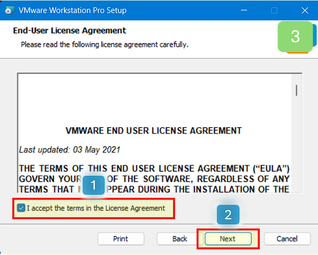 설치 동의 후 Next 클릭합니다.