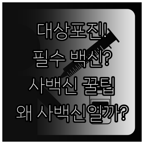 50대 이상 필수 대상포진 예방접종 ..
