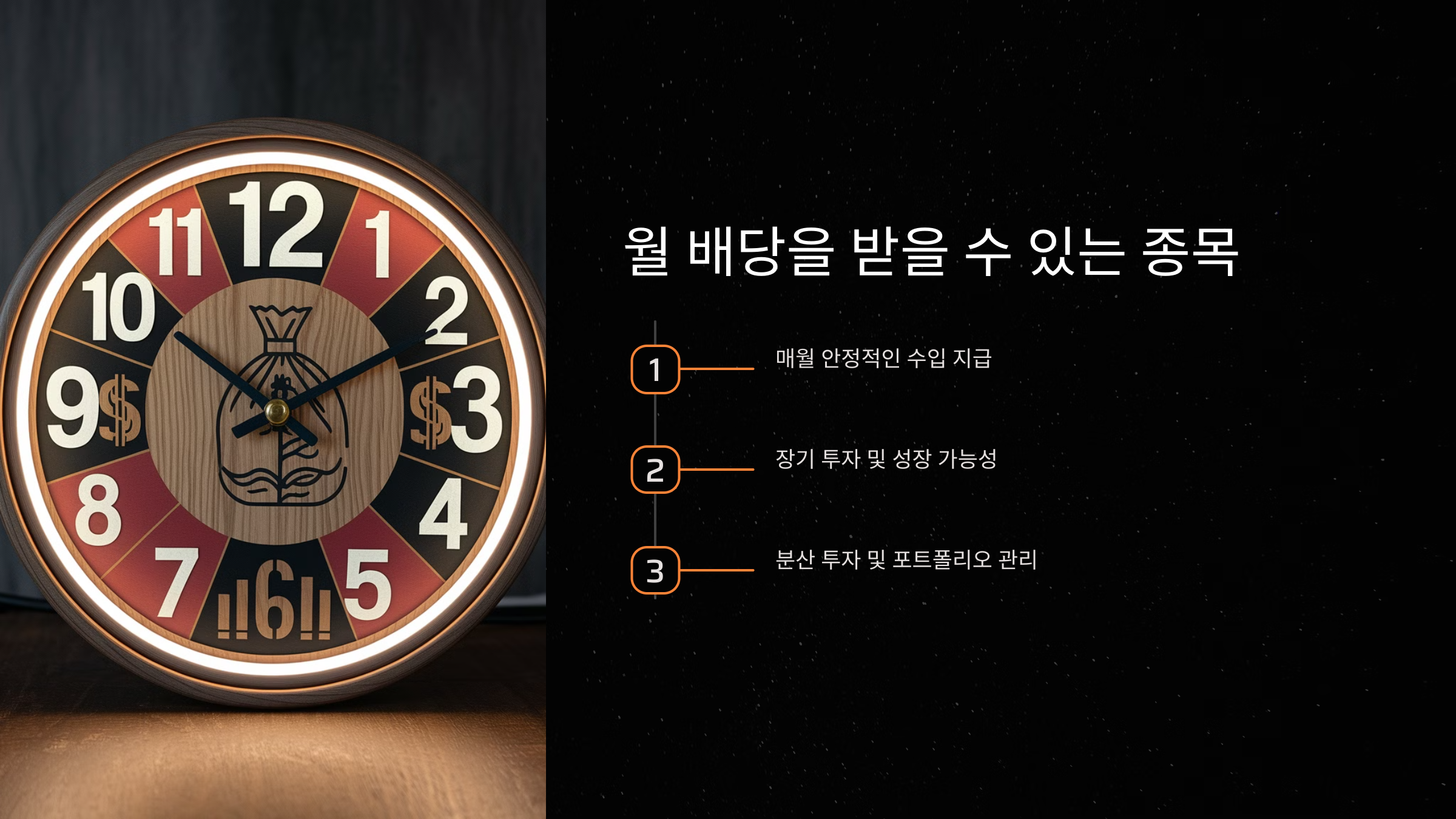 월 배당을 받을 수 있는 종목