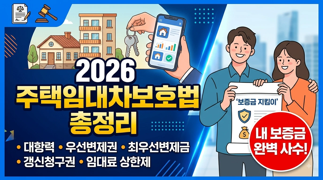 2026 주택임대차보호법 총정리: 대항력부터 최우선변제금까지(AI를 이용한 이미지)