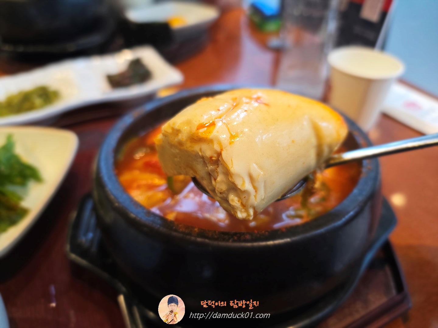 찌개정식(햄치즈순두부찌개)