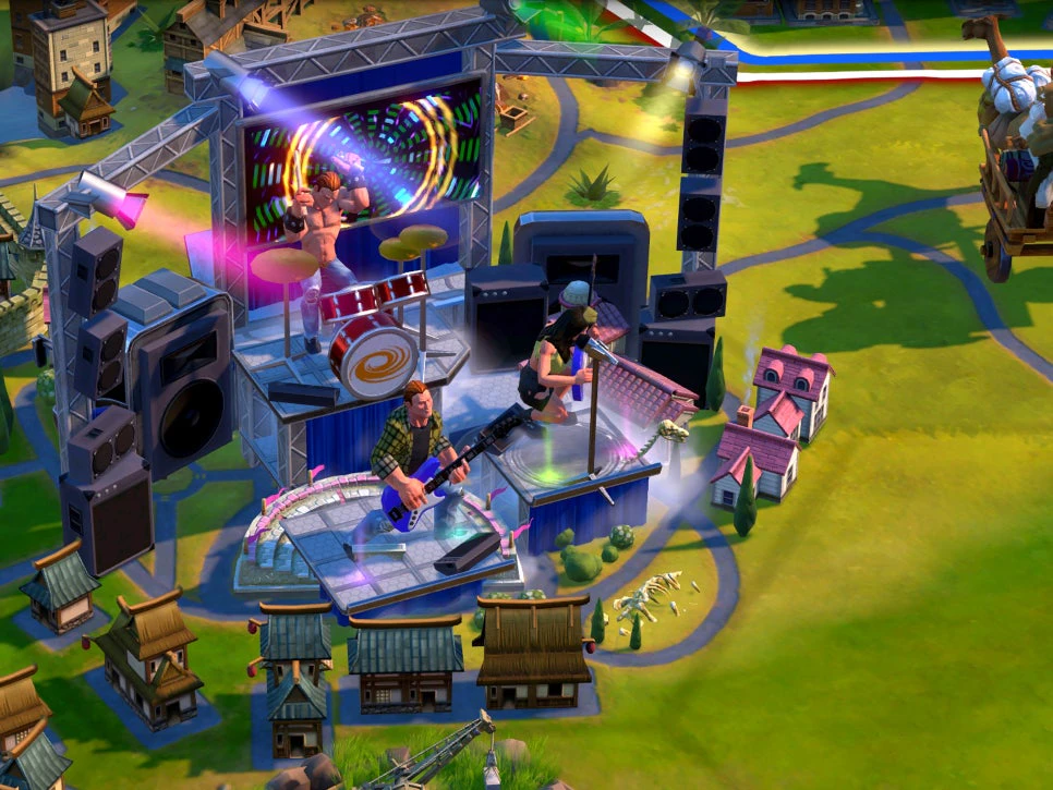 문명6 록밴드 콘서트