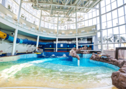 속초 롯데리조트 워터파크 실내 파도풀