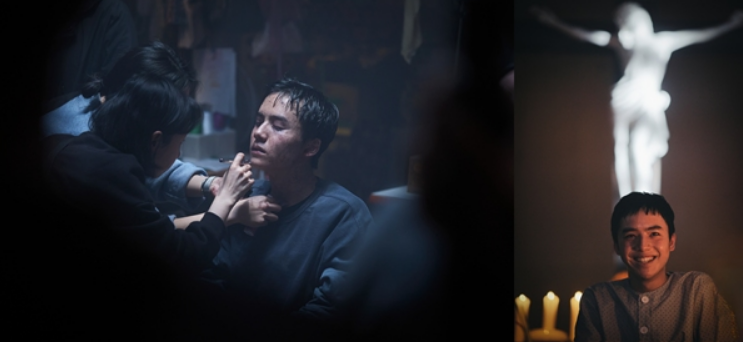 '검은 수녀들'에서 악령이 씨인 소년 사진