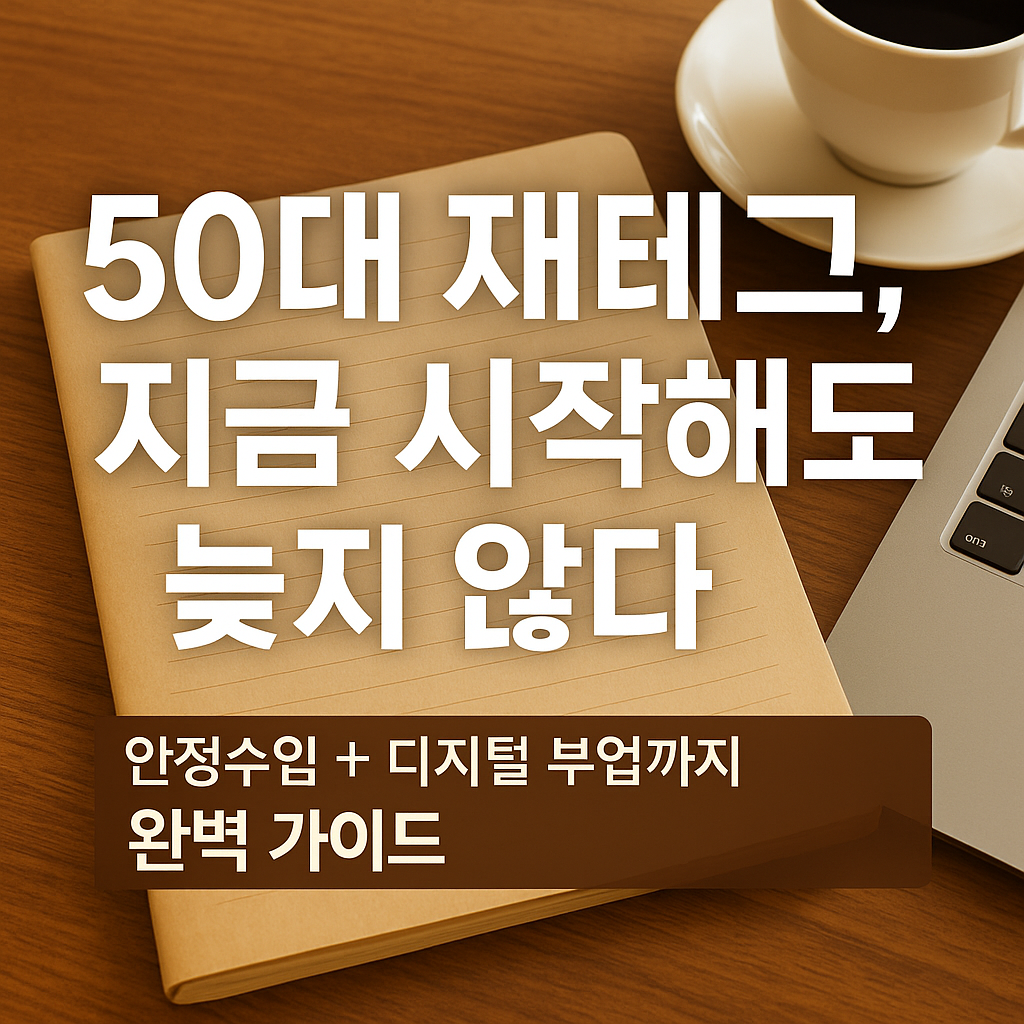 50대 재테크, 지금 시작해도 늦지 않다.
