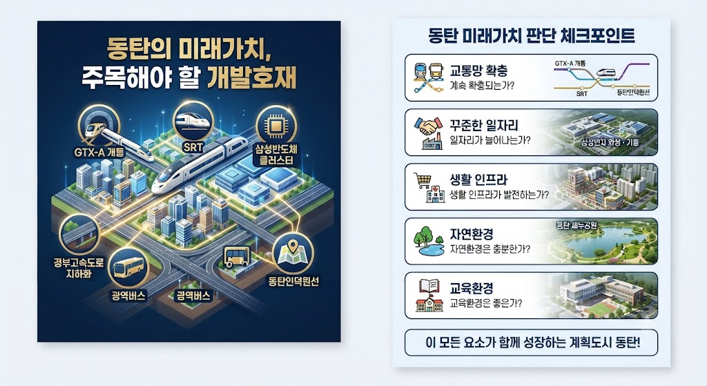 동탄의 미래가치, 앞으로 주목해야 할 개발호재는 무엇일까?