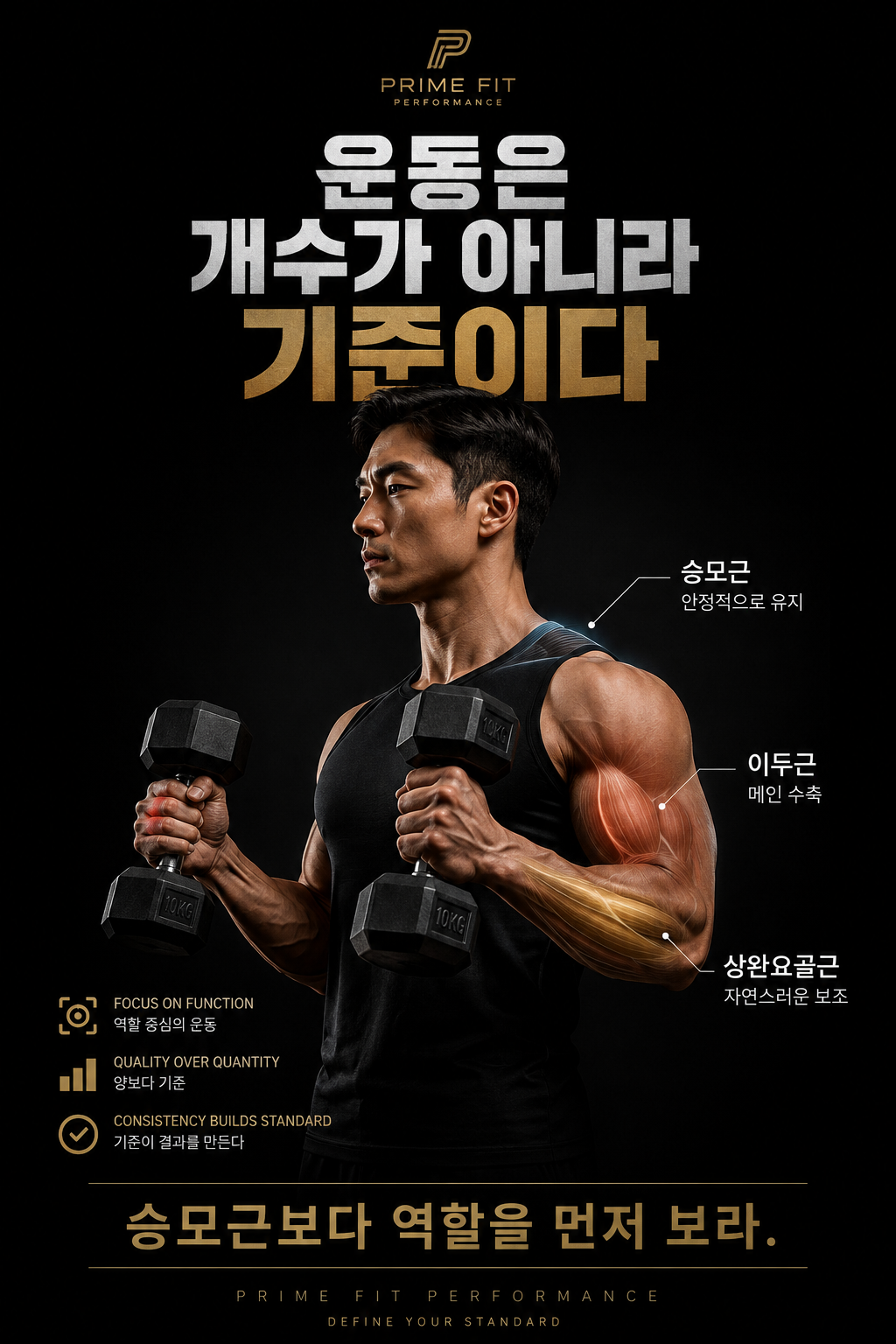 운동은 개수가 아니라 기준이다