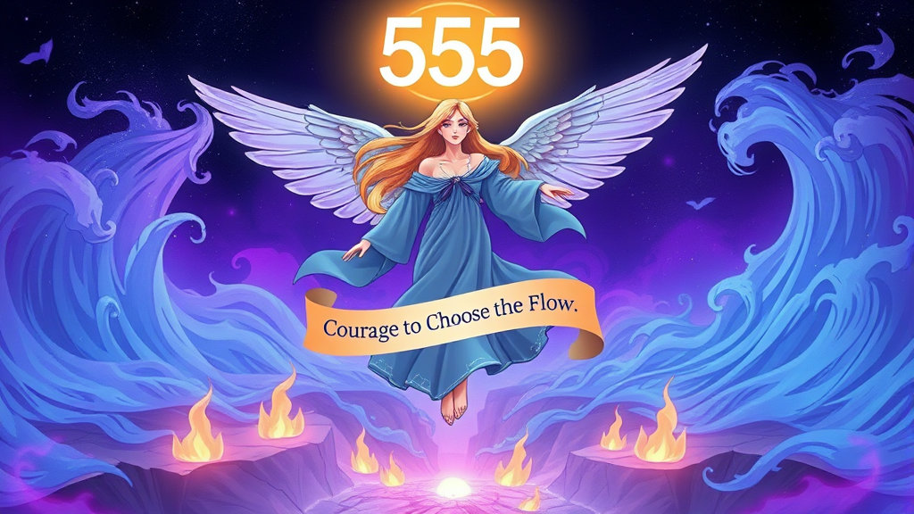 자주 보이는 숫자 555 ㅡ 무너지는 것이 아니라, 변하고 있는 중이다