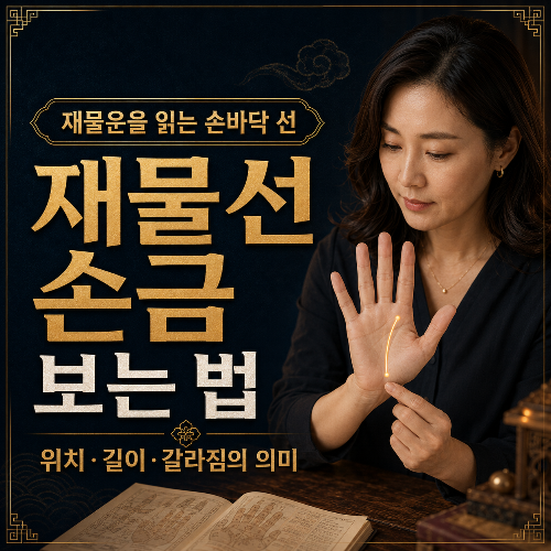 재물선_손금_보는_법